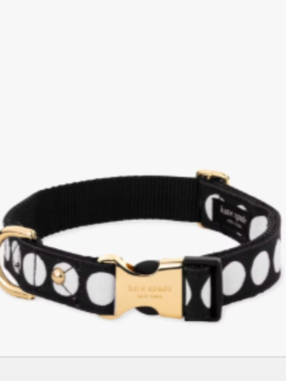 Kate Spade Art Dot Dog Pet Collar M/L NEW